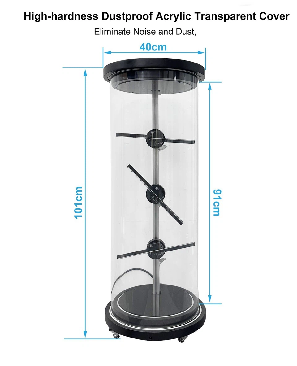 Mini Hologram Fan Led Splicing Human Solution